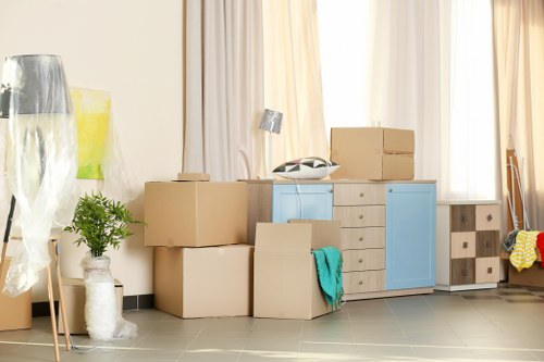 Packing supplies used for house removals in Kennington