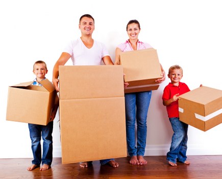 Removals van serving residential moves in Kennington