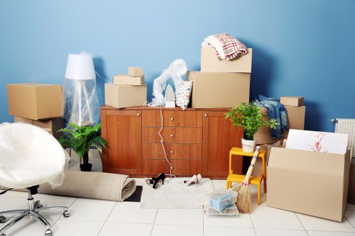 Secure handling of sensitive items during Kennington commercial move