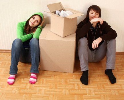 Removal van prepared for a home or office relocation in Kennington