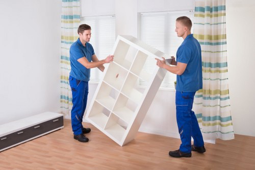 Office relocation setup for removals in Kennington