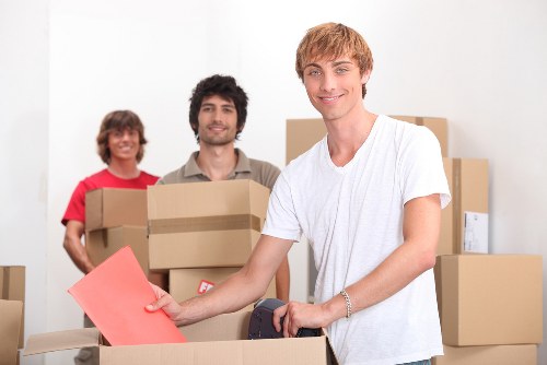 Careful furniture handling during a Kennington flat move
